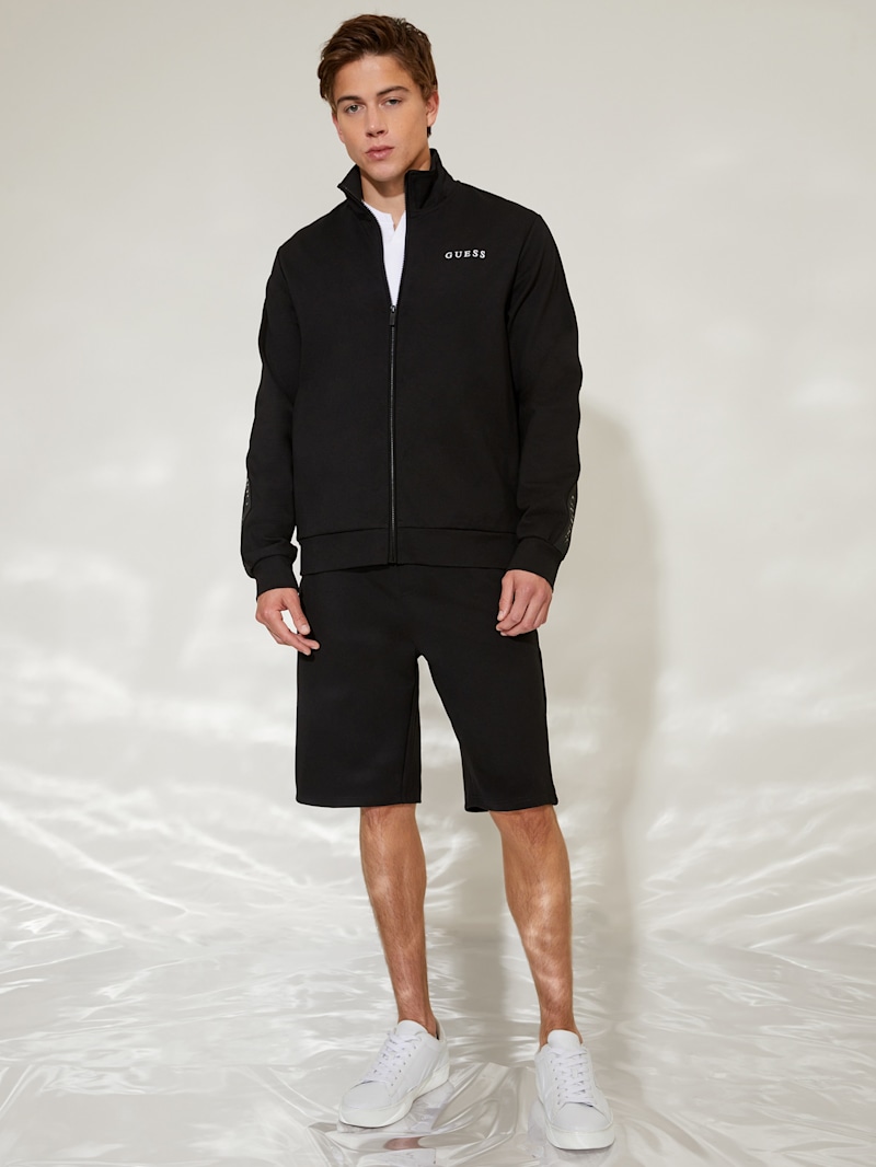 Mateo Logo-Tape Shorts | GUESS Factory Ca