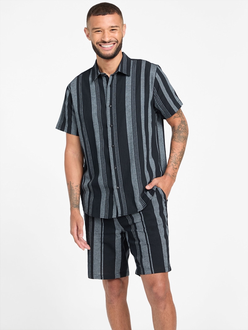 Jerry Striped Shirt | GUESS Factory