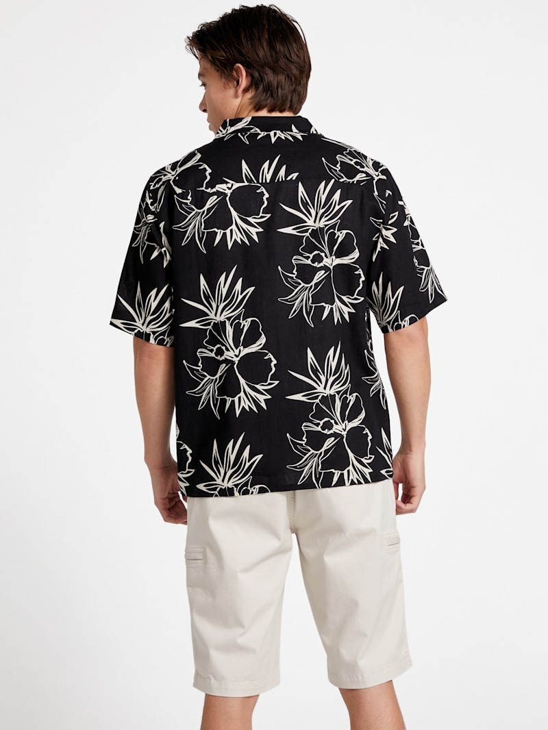 Eco Andie Floral Linen Shirt | GUESS Factory