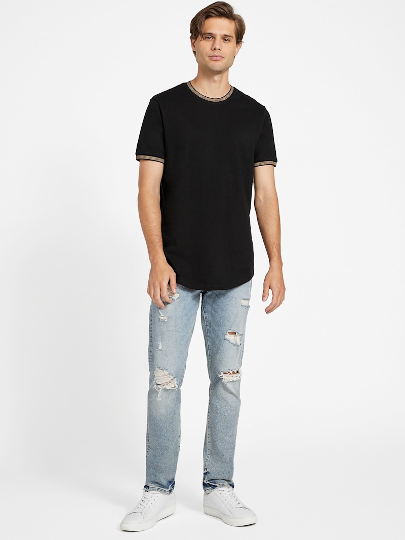 【BLACKUP】[MADE] Cozy Cutout Polar T-shirt Polar Pocket T-Shirt Fall 2025 | EMPIRE