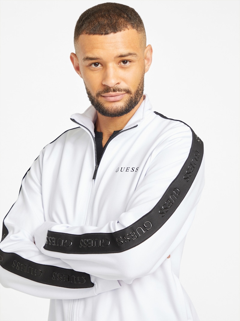 gpptwm_92  Mateo Logo-Tape Jacket | GUESS Factory Ca