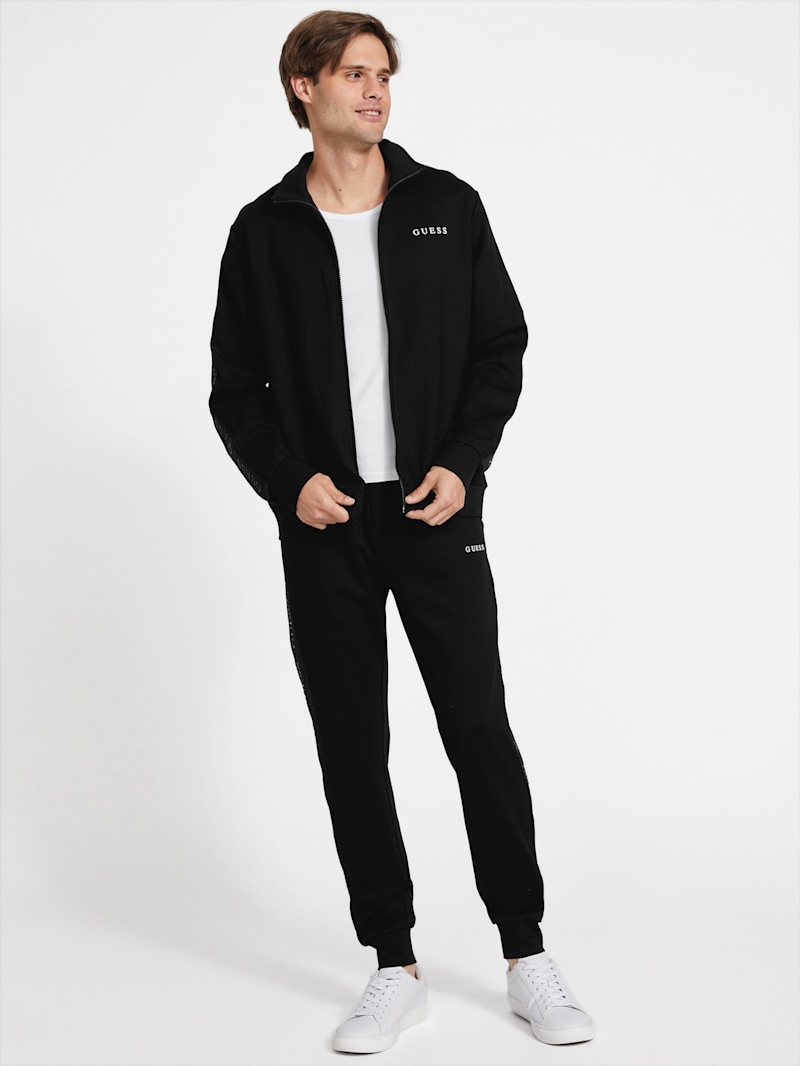 Mateo Logo-Tape Joggers | GUESS Factory