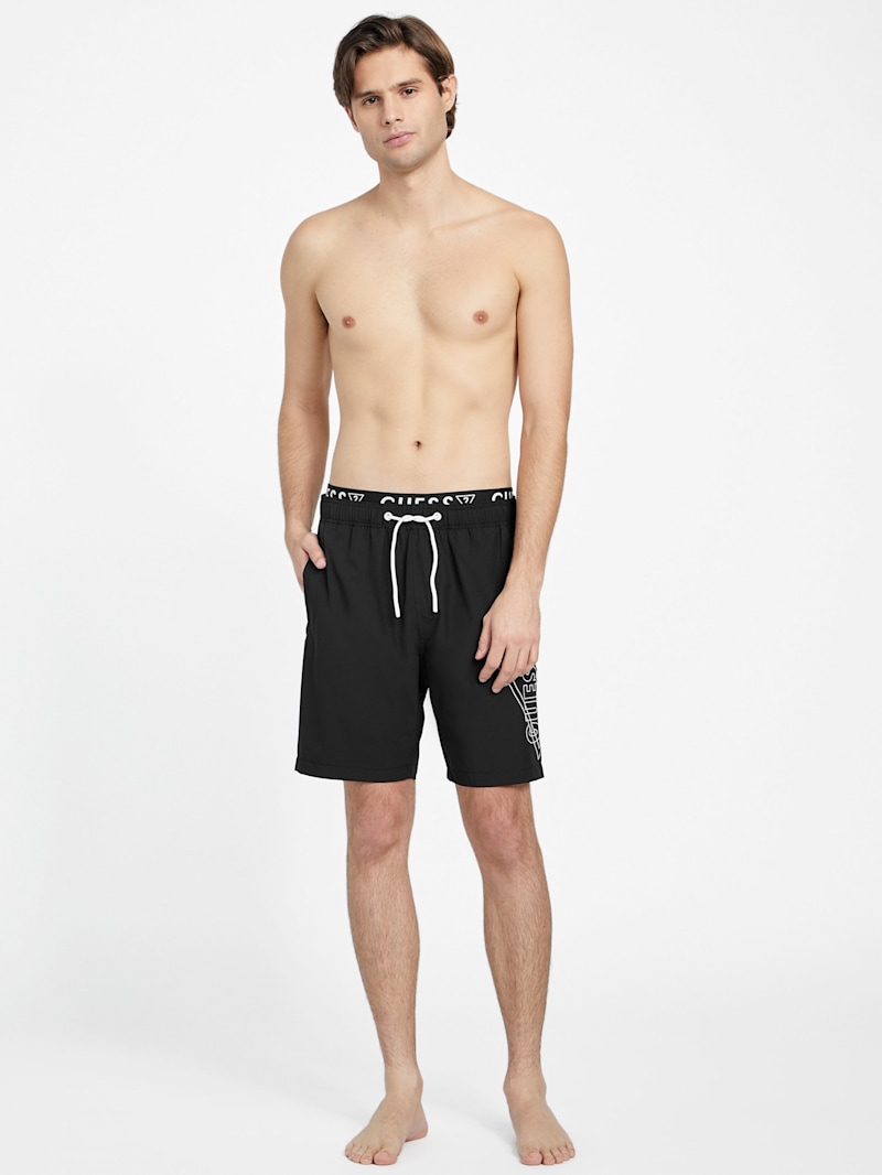 Carpel Logo Swim Short | GUESS Factory