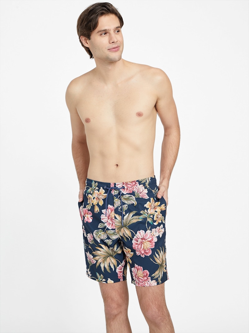 Rhodes Floral Swim Shorts | GUESS Factory