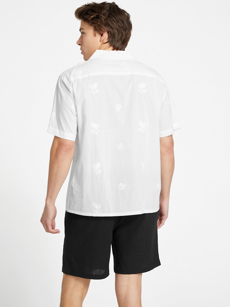 Naples Embroidered Shirt | GUESS Factory