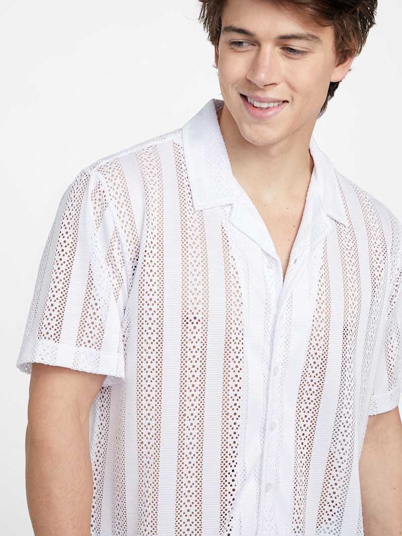 Mersi Crochet Shirt | GUESS Factory