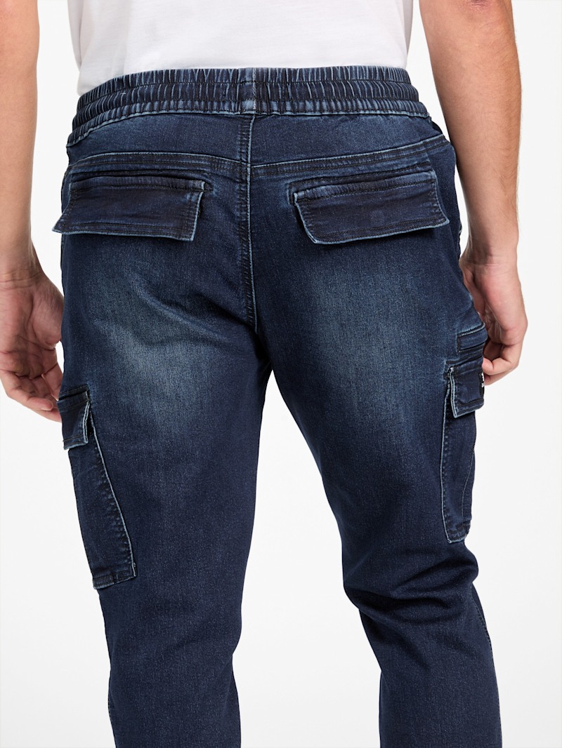Jenner Denim Joggers | GUESS Factory