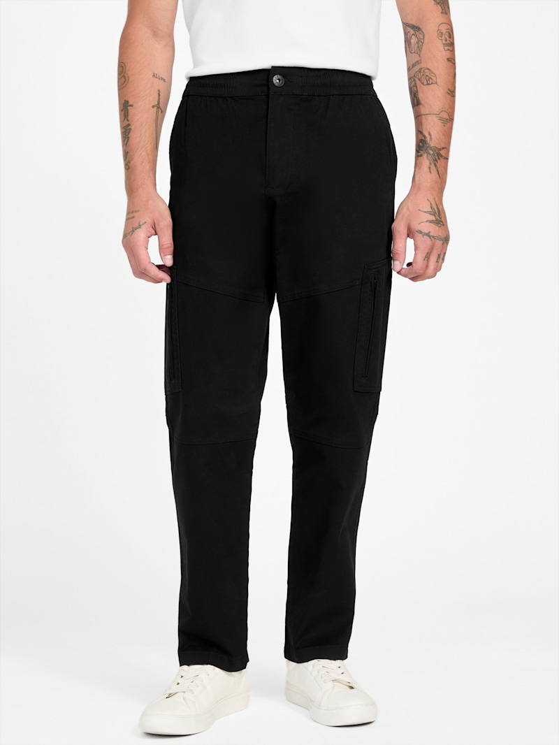 Gavin Twill Cargo Pants | GUESS Factory
