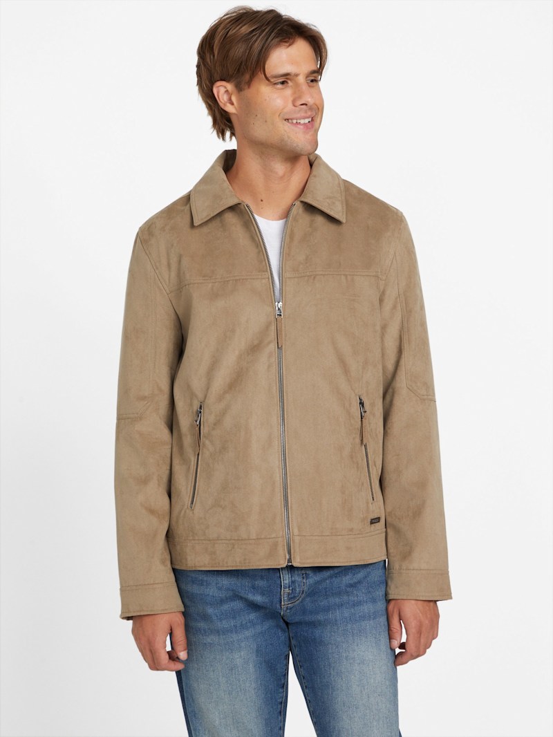 ジャケット・アウター rielle riche No Collar Fake Suede Jacket rielle riche No Collar Fake Suede Jacket