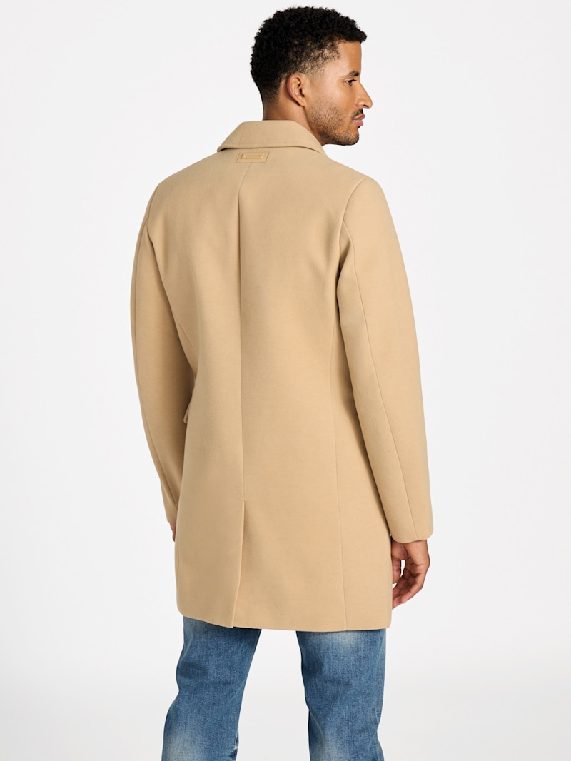 Leonardo Wool-Blend Coat | GUESS Factory