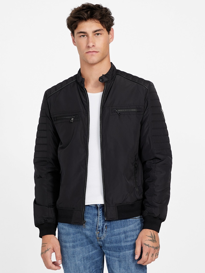 jtwm◆① Rowan Padded Moto Jacket | GUESS Factory