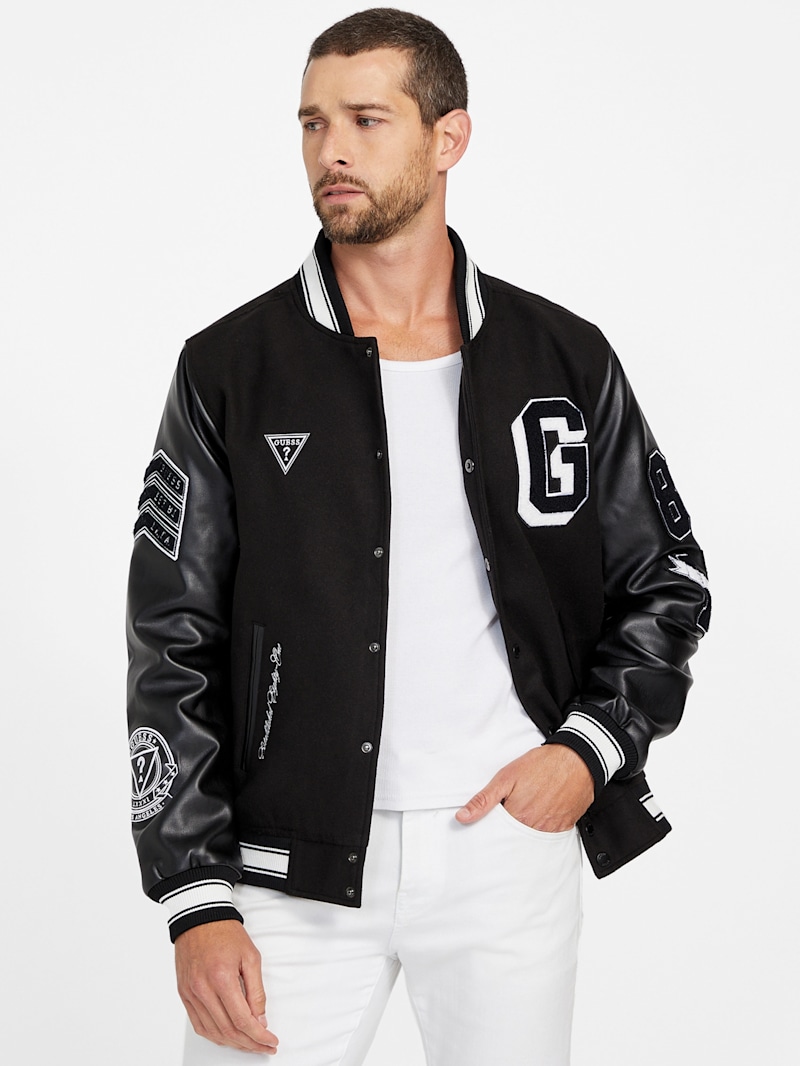 完売品 TWS 42:CLUB VARSITY JACKET Lサイズ Lark Varsity Jacket | GUESS Factory