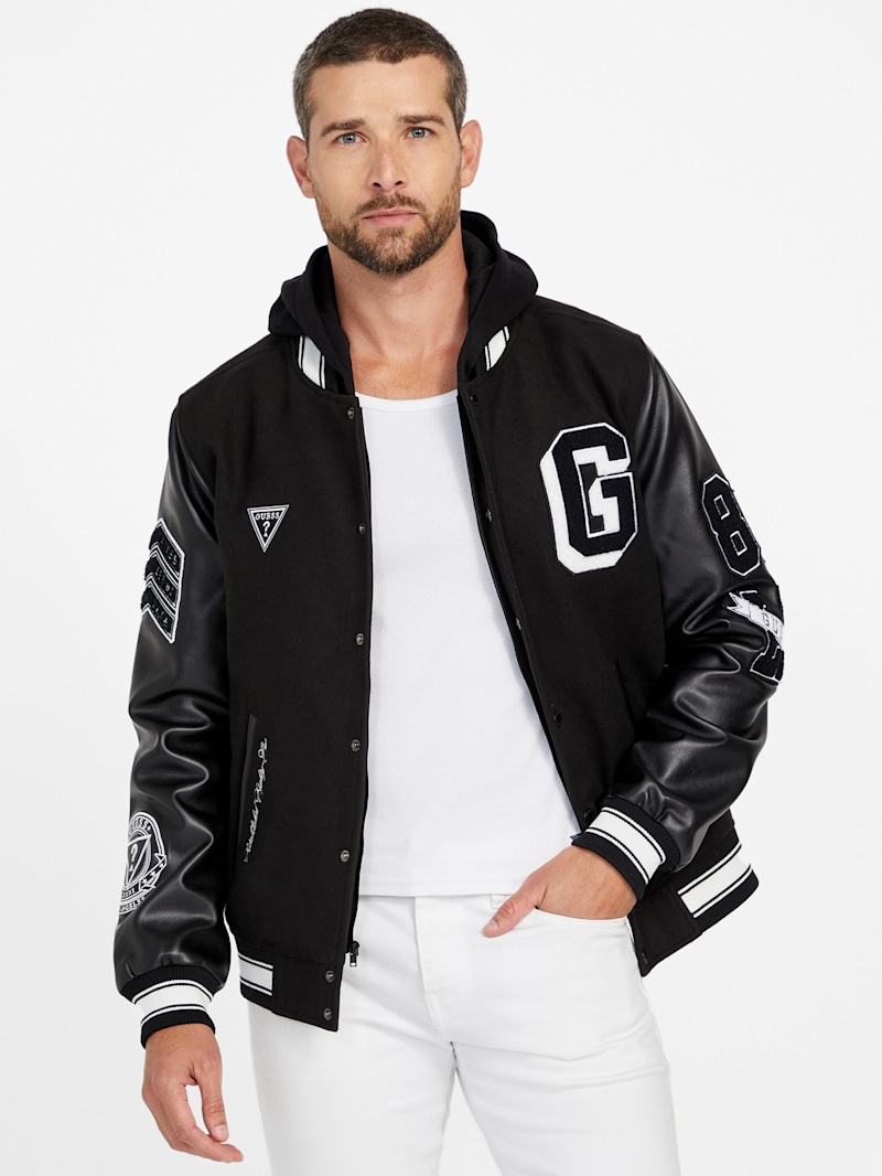 Lark Varsity Jacket | GUESS Factory