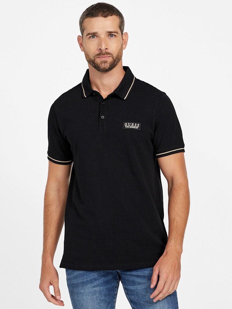 Khaled Knit Polo | GUESS Factory