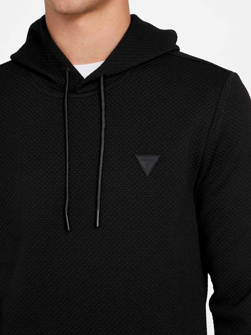 Cristobal Textured Hoodie | GUESS Factory