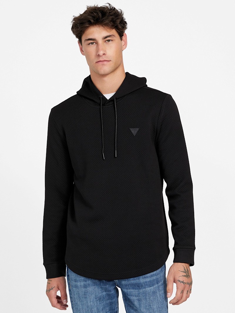 Cristobal Textured Hoodie | GUESS Factory