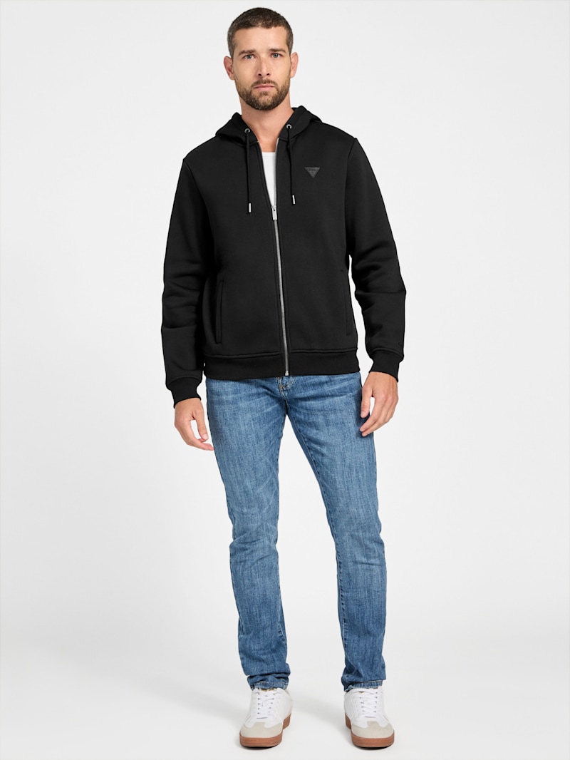 ハッピ Javier Full-Zip Sweater | GUESS Factory