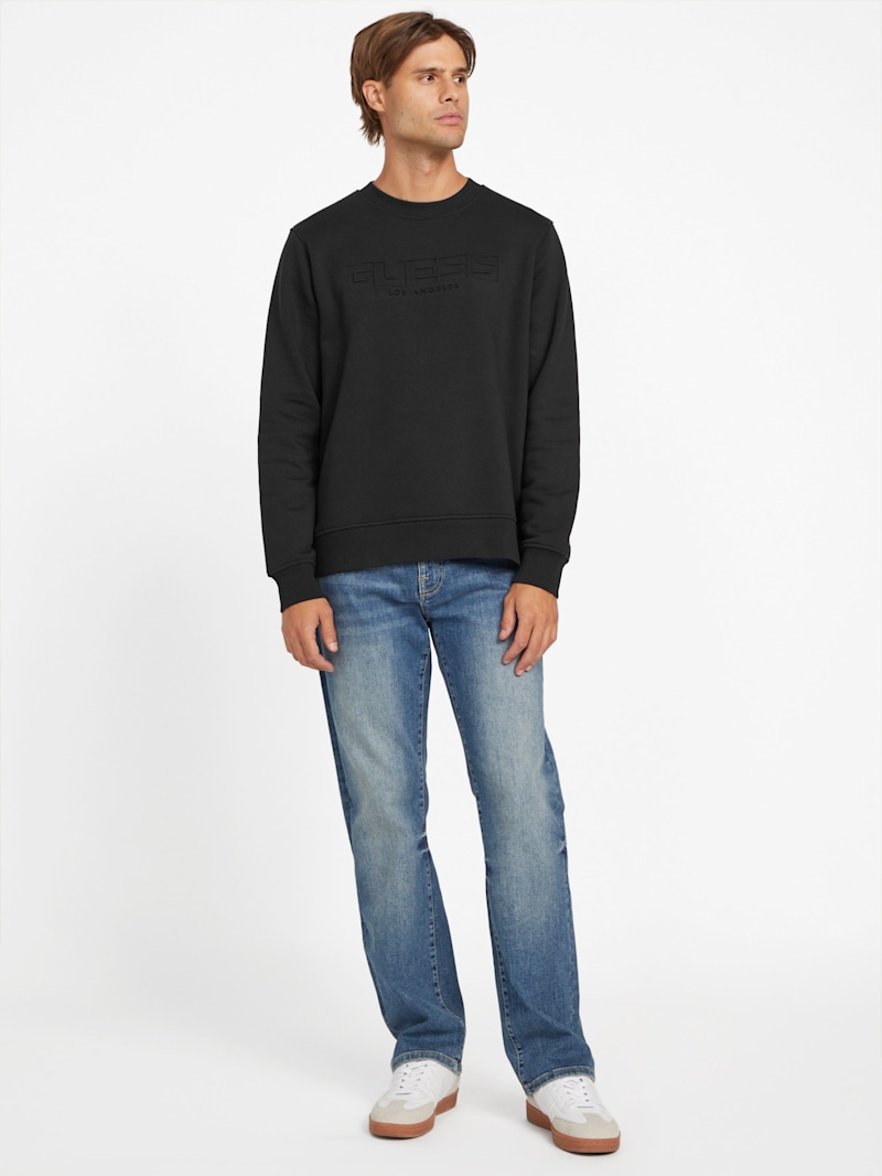Angel Crewneck Long-Sleeve Tee | GUESS Factory Ca