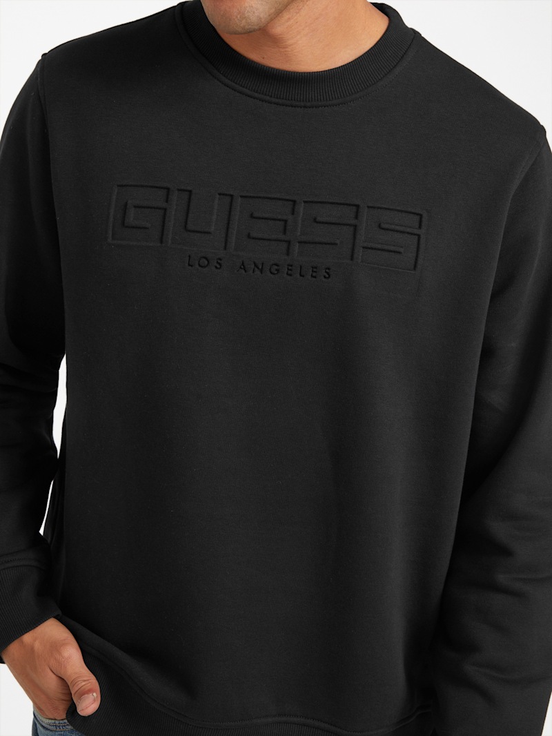 gajess ガジェス　BIGsweatshirt ビッグスウェットシャツ Buy Chicago 4X4 Biggie Crew Jet Black | Men's Oversized Crew