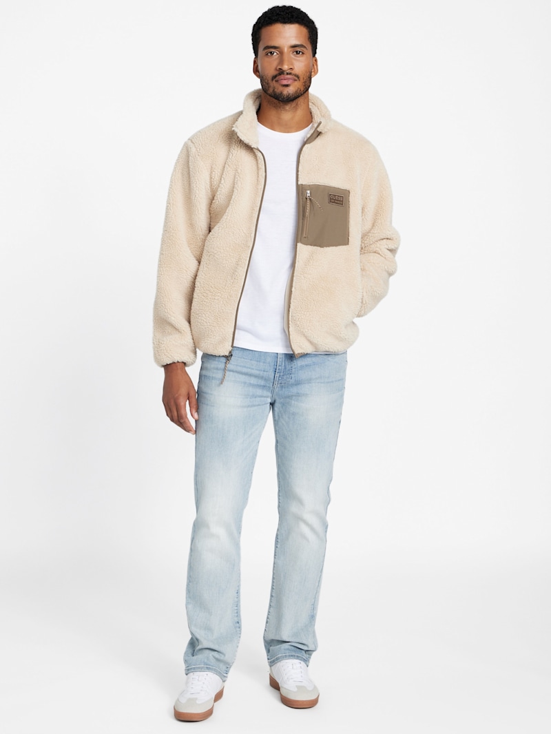 Ron Sherpa Jacket | GUESS Factory Ca