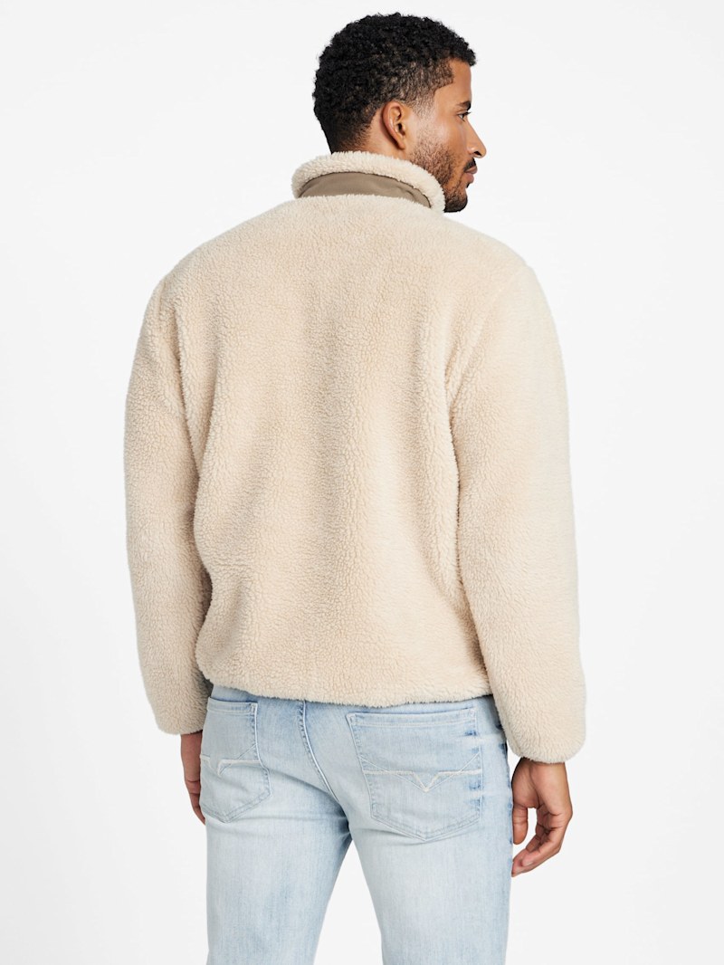 Ron Sherpa Jacket | GUESS Factory