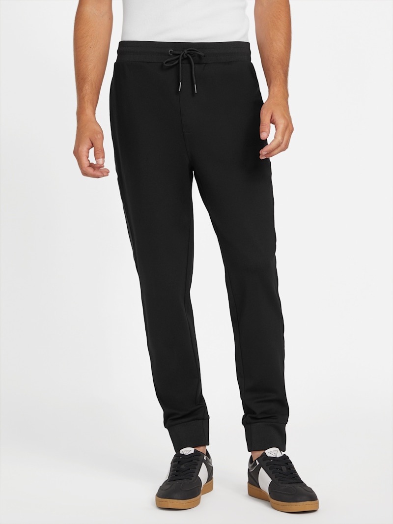 Genaro Logo-Tape Joggers | GUESS Factory