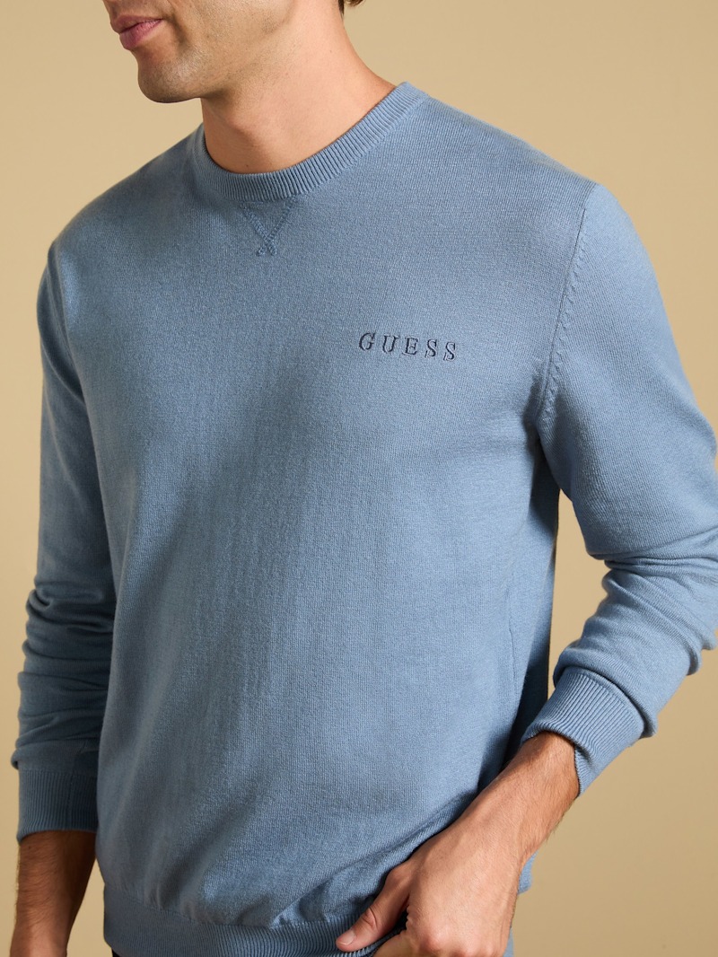 Kalt Woven Crewneck Sweater