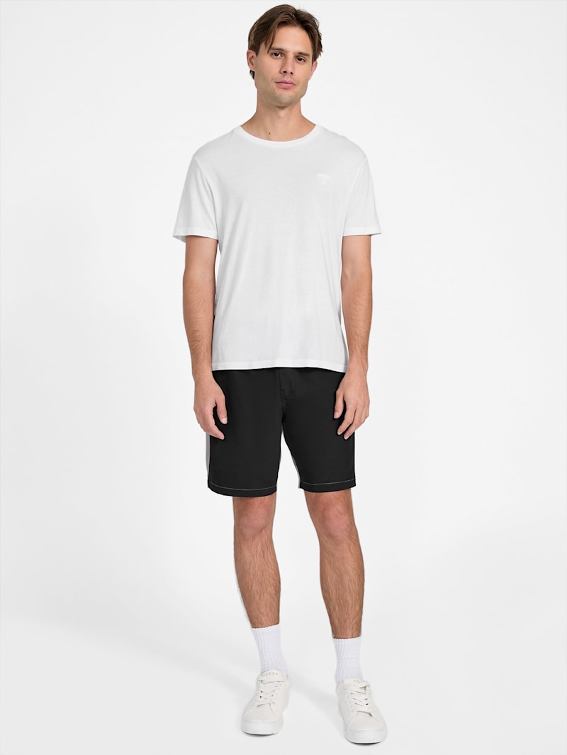 Justin Color-Block Volley Swim Shorts | GUESS Factory