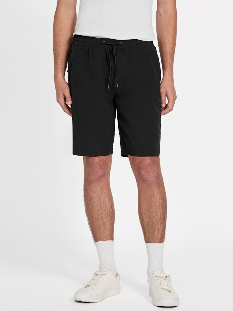 Murley Hybrid Nylon Shorts | GUESS Factory