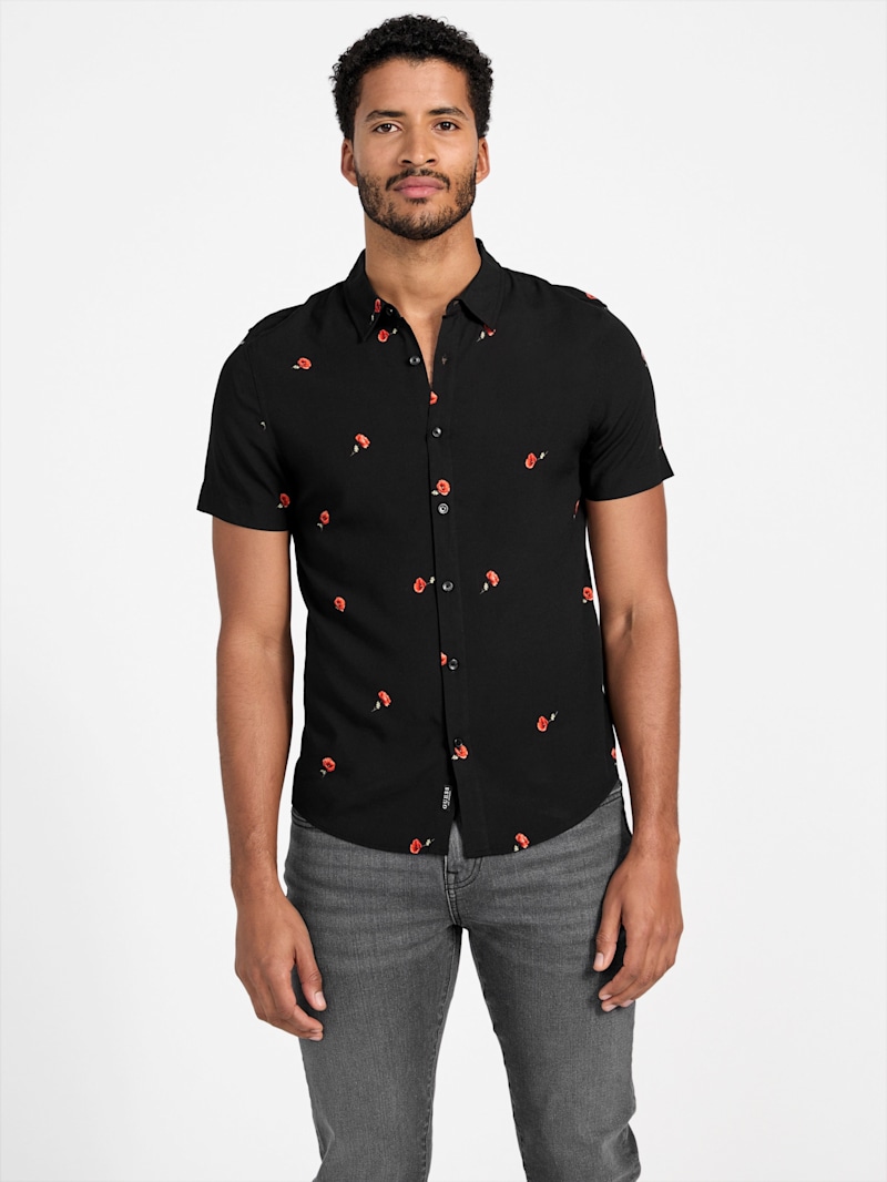 よっしー　0324 Zetta Rosebud Shirt | GUESS Factory