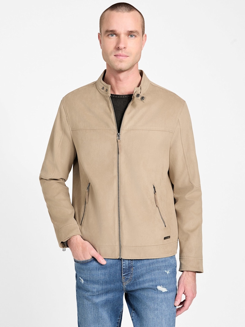 ジャケット・アウター rielle riche No Collar Fake Suede Jacket RIELLE RICHE No Collar Fake Suede Jacket