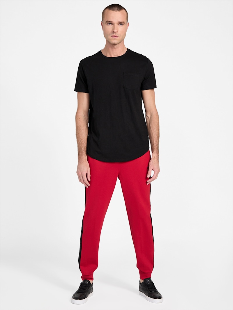 Ismael Logo-Tape Color-Block Joggers