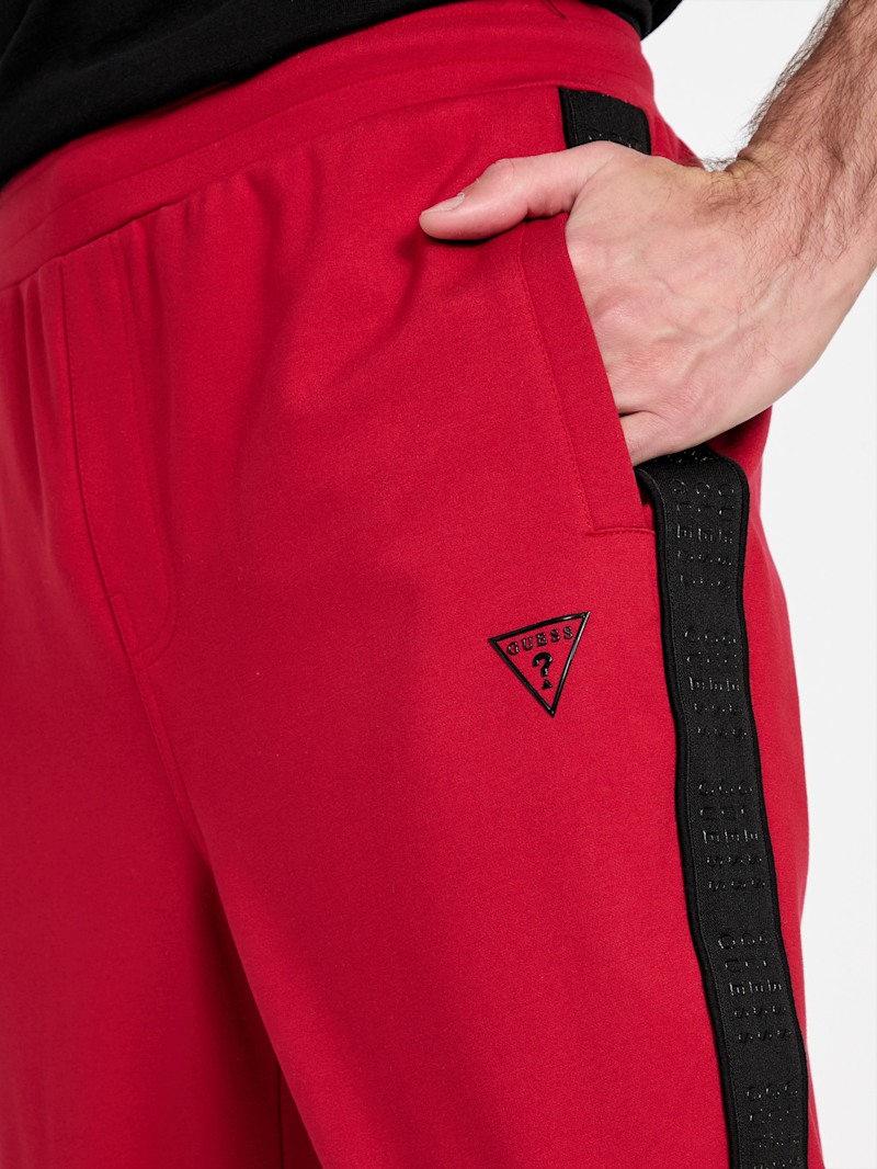 Ismael Logo-Tape Color-Block Joggers
