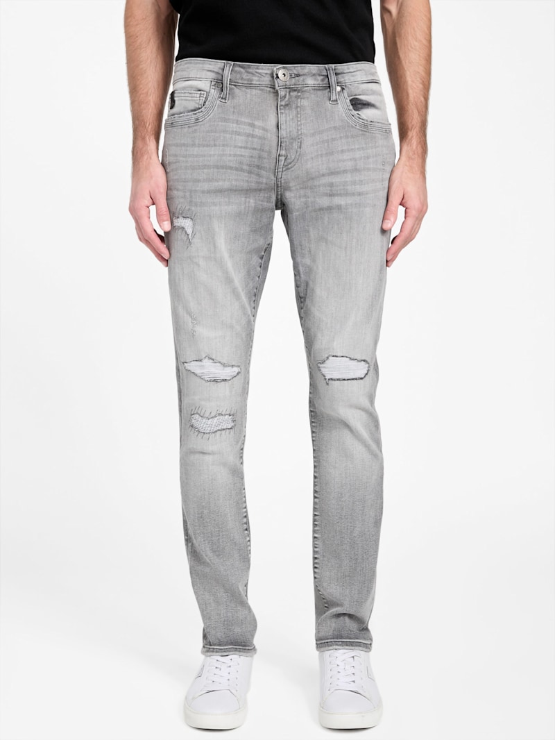 Eco Brownson Destroyed Skinny Jeans | GUESS Factory