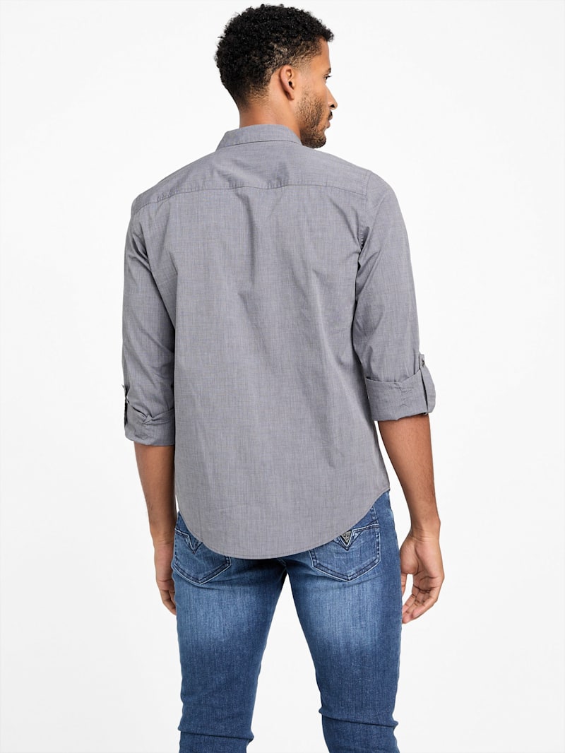 Larry Zip Pocket Shirt | GUESS Factory