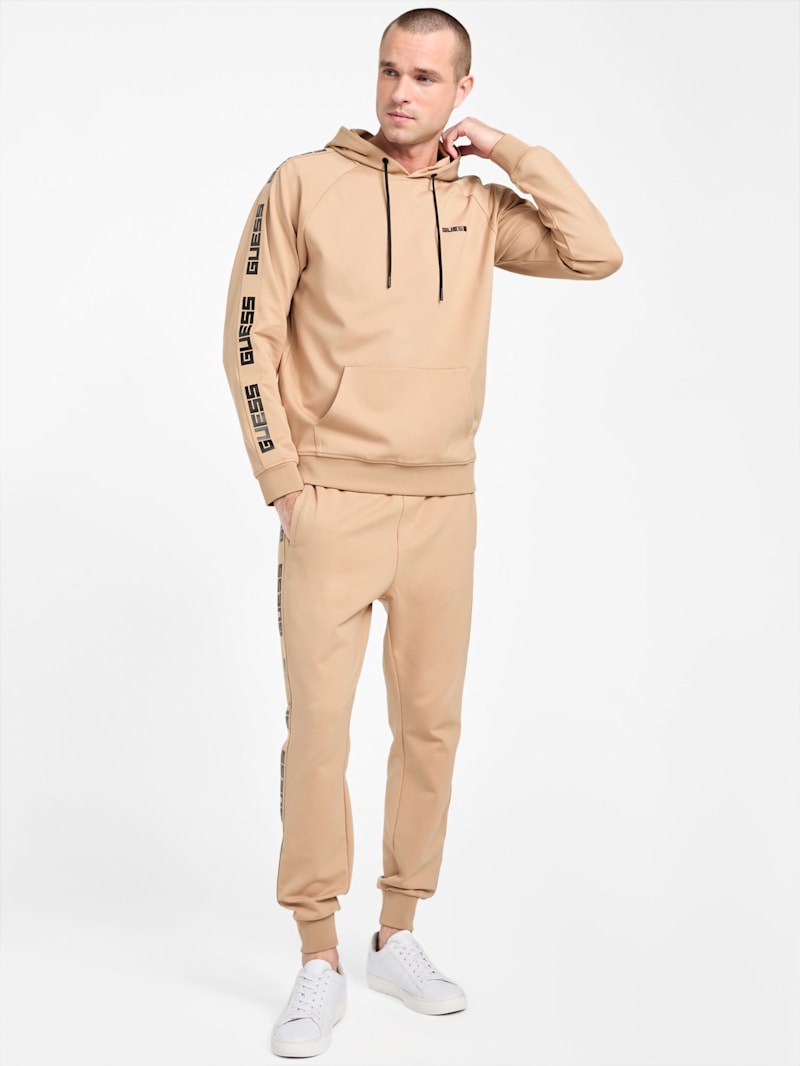 Erwin Logo-Tape Hoodie | GUESS Factory