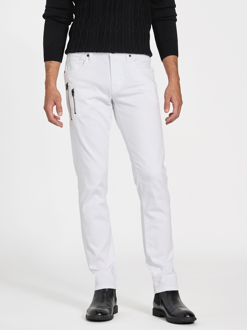 Samuel Zip Skinny Jeans | GUESS Factory