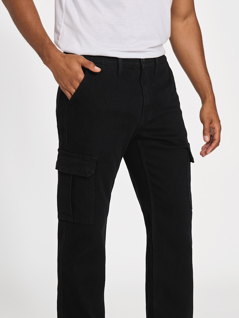 Jerome Loose-Fit Cargo Jeans | GUESS Factory