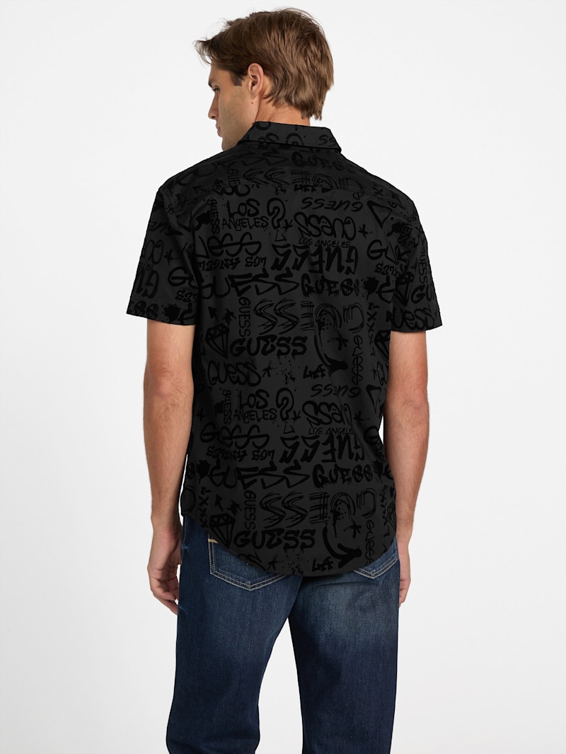 Kygo Graffiti Logo Shirt | GUESS Factory