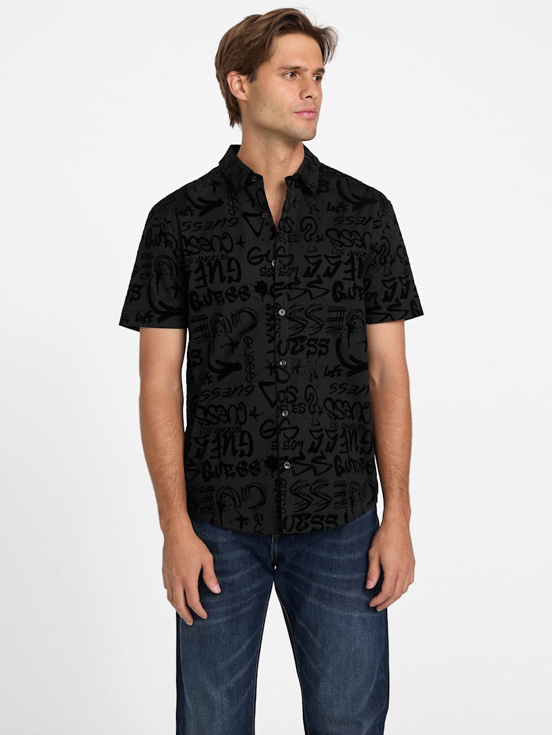 Kygo Graffiti Logo Shirt | GUESS Factory