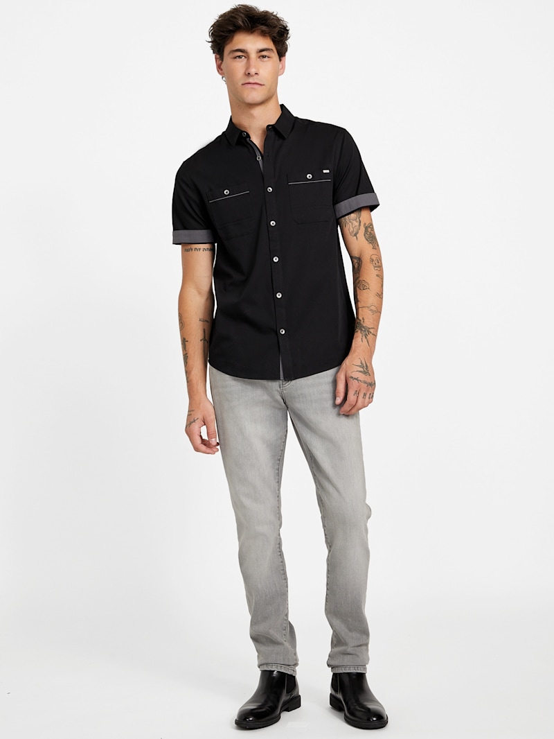 Tavin Poplin Shirt | GUESS Factory