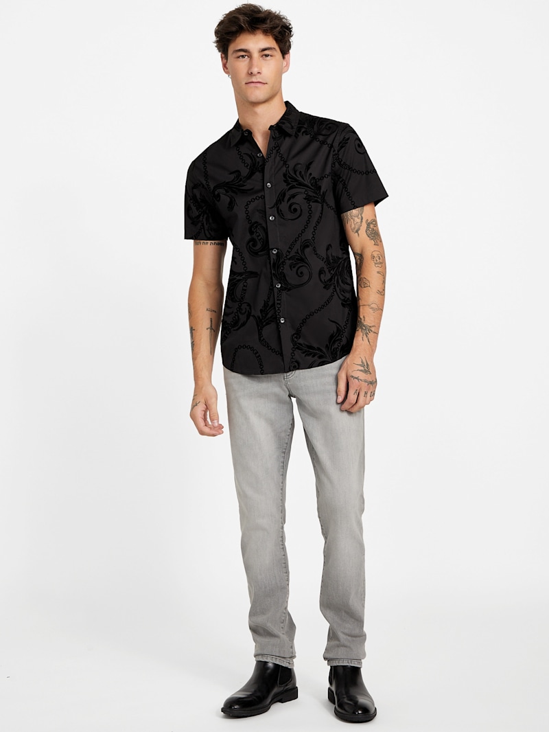 Avici Printed Woven Shirt | GUESS Factory