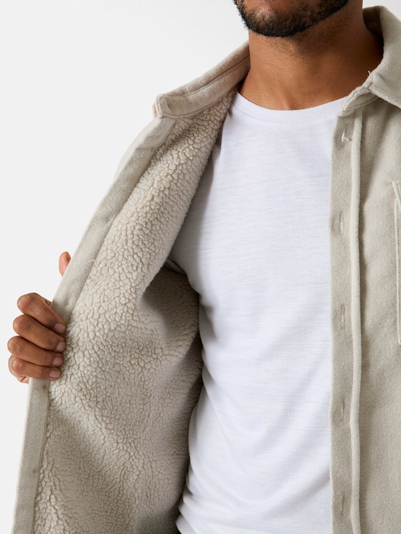 Dexi Wool-Blend Flannel Shirt | GUESS Factory