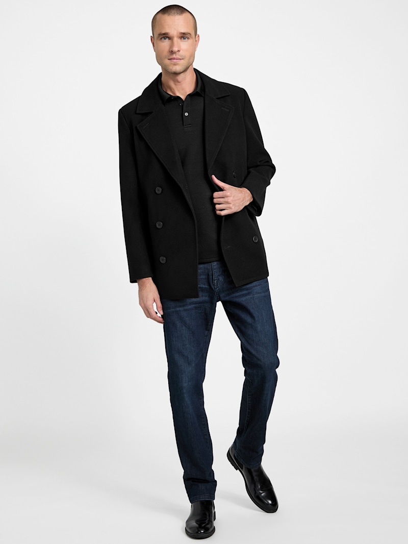 Jimmy Wool-Blend Coat | GUESS Factory