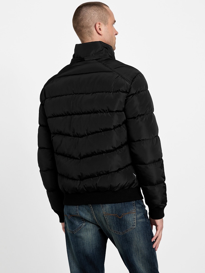 Eco Pietros Padded Hooded Jacket | GUESS Factory