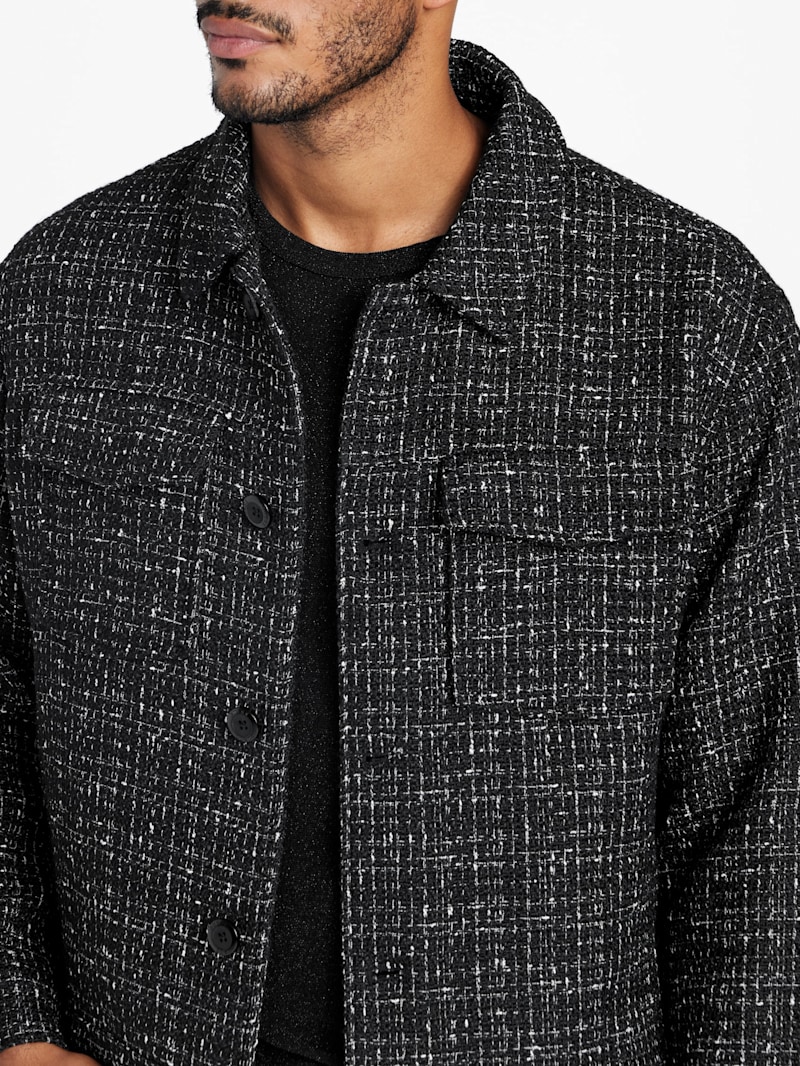 Taylor Jacquard Jacket | GUESS Factory