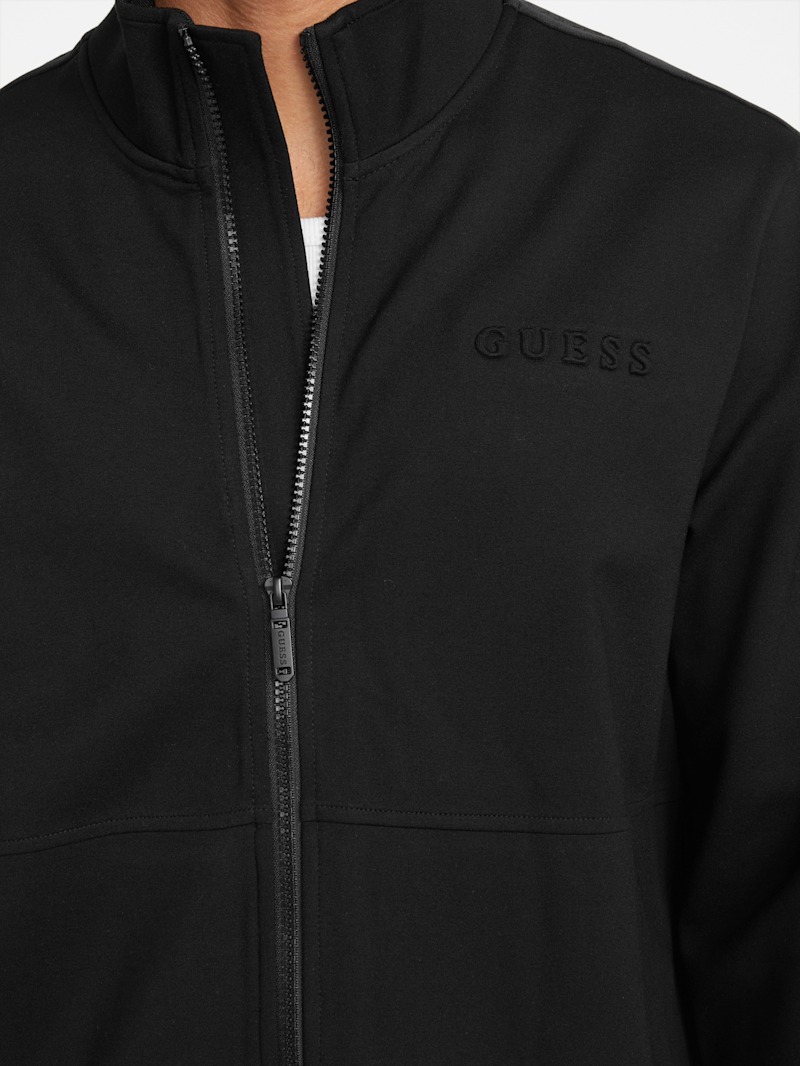 Genaro Logo-Tape Zip Jacket | GUESS Factory