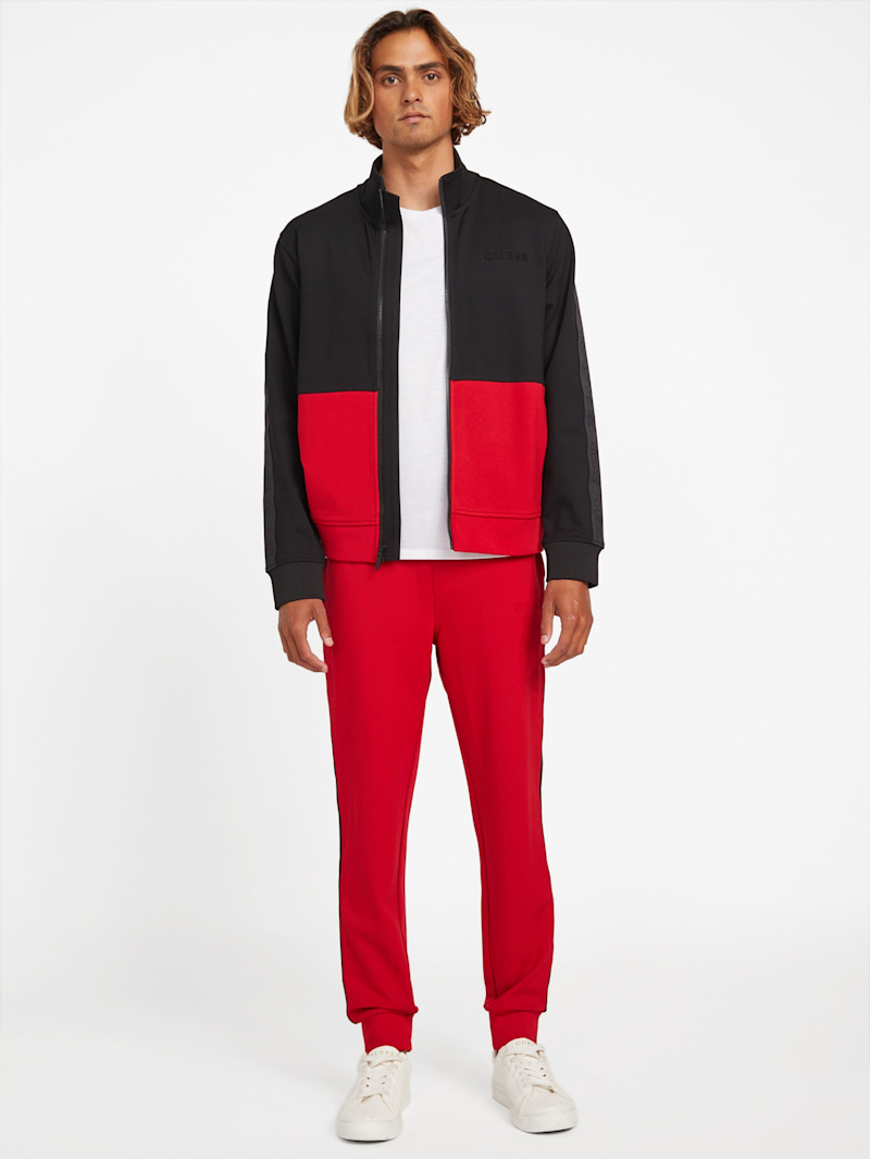 Genaro Color-Block Zip Jacket | GUESS Factory