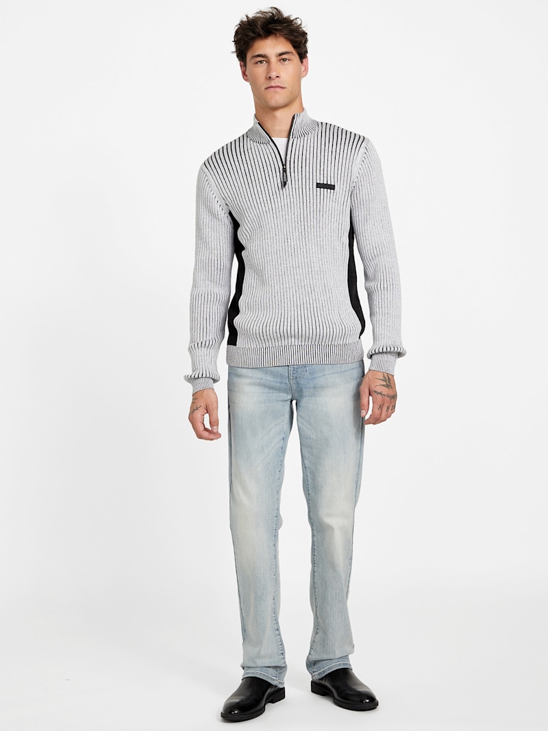 Eco Camilo Half-Zip Sweater | GUESS Factory