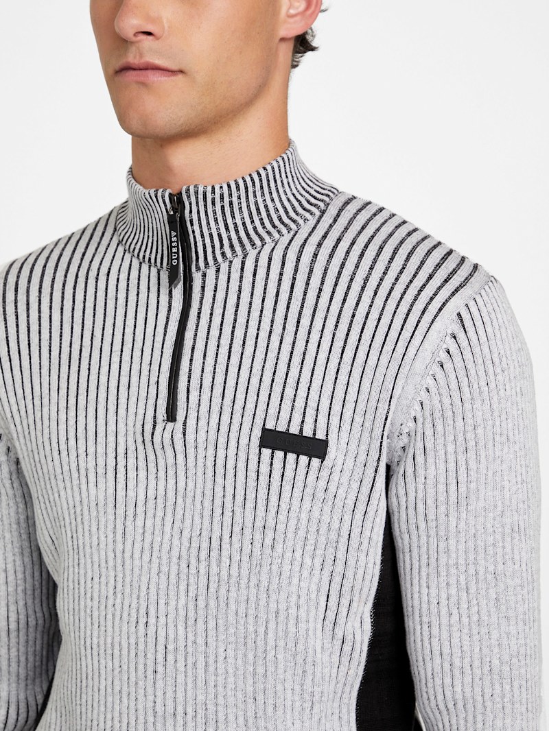 Eco Camilo Half-Zip Sweater | GUESS Factory